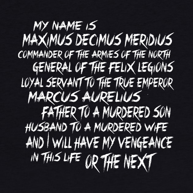 Maximus Decimus T-Shirt Gladiator by RobyL